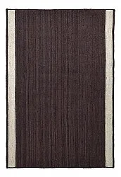 Tapete de juta - Senaki (taupe escuro/branco)