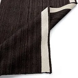 Tapete de juta - Senaki (taupe escuro/branco)