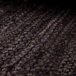 Tapete de juta - Senaki (taupe escuro/branco)