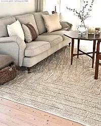 Tapetes felpudos - Kendra Natural Cotton Shaggy (natureza)