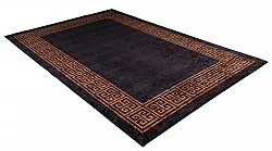Tapete Wilton - Kuba (preto/marrom)