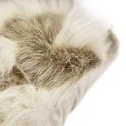 Capa de Almofada - Clara (branco/bege)