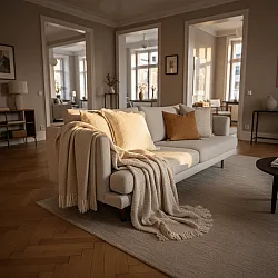 Capa de Almofada - Dorena (creme)