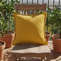 Capa de Almofada - Dorena (amarelo mostarda)