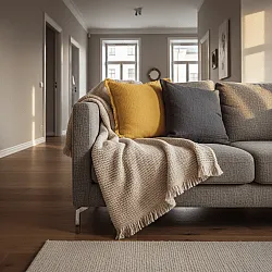 Capa de Almofada - Dorena (amarelo mostarda)