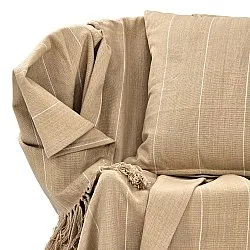 Capa de Almofada - Martina Stripe (bege/branco)