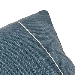 Capa de Almofada - Martina Stripe (azul/branco)