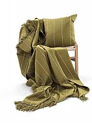 Capa de Almofada - Martina Stripe (verde/branco)
