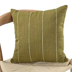 Capa de Almofada - Martina Stripe (verde/branco)