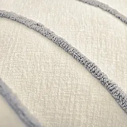 Capa de Almofada - Montreux (off white/cinza)