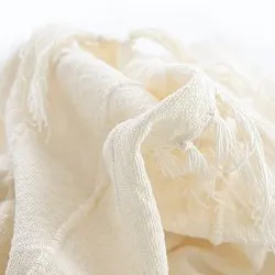 Cobertores - Nalani cotton throw (creme)