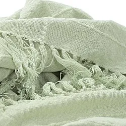 Cobertores - Nalani cotton throw (verde claro)