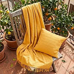 Cobertores - Nalani cotton throw (laranja)