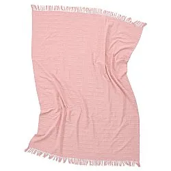 Cobertores - Nalani cotton throw (rosa)