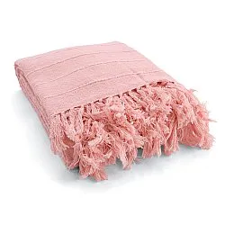 Cobertores - Nalani cotton throw (rosa)