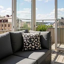 Capa de Almofada - Onsala (preto/branco)