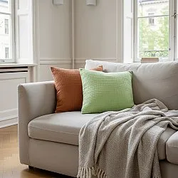 Capa de Almofada - Vanja (verde claro)