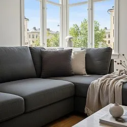 Capa de Almofada - Vanja (preto)