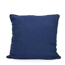 Capa de Almofada - Veya cotton cushion cover (azul-marinho)