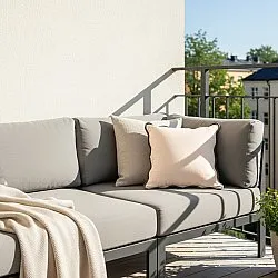 Capa de Almofada - Yrsa (bege claro)