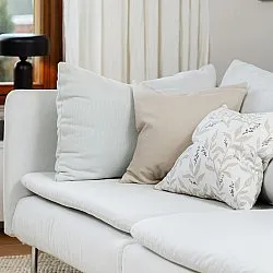 Capa de Almofada 2-pack - Katri (bege)