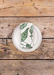 Guardanapos de tecido - conjunto de 4 Leaves (verde)