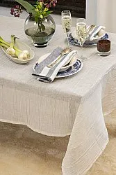 Toalha de mesa de linho Leia (branco)