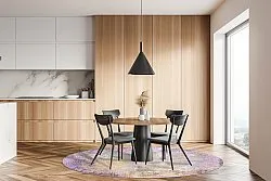 Tapete redondo - Loures (roxo)