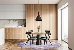 Tapete redondo - Tarnos (roxo)