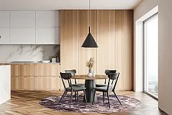 Tapete redondo - Sines (roxo)