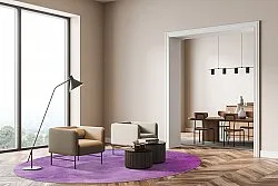 Tapete redondo - Guillos (roxo)