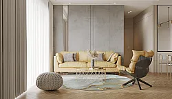 Tapete redondo - Livata (multicolorido)