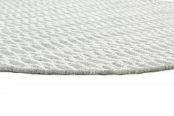 Tapete redondo - Long Stitch (cinza)