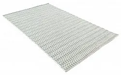 Tapete de lã - Long Stitch (cinza)