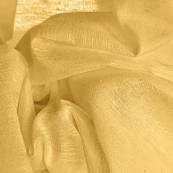 Cortinas Pack de 2 - Cortina mistura de linho Lumira (ocre)