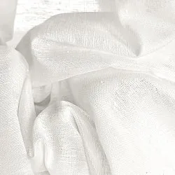 Cortinas Pack de 2 - Cortina mistura de linho Lumira (branco)