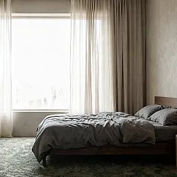 Cortinas Pack de 2 - Cortina mistura de linho Lumira (creme)