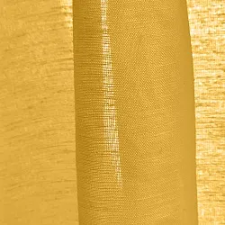 Cortinas Pack de 2 - Cortina mistura de linho Lumira (ocre)