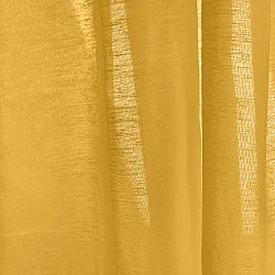 Cortinas Pack de 2 - Cortina mistura de linho Lumira (ocre)