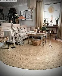 Tapetes redondos - Flätan (juta)