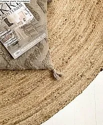 Tapetes redondos - Flätan (juta)