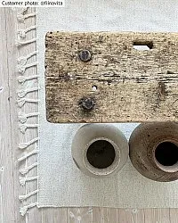 Tapete de lã - Malana (branco)