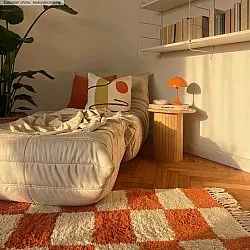 Tapetes felpudos - Maranello Natural Cotton Shaggy (laranja)