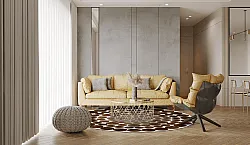 Tapete redondo - Marineo (marrom)