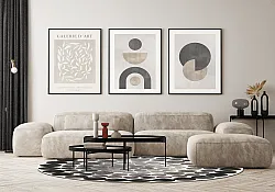 Tapete redondo - Marineo (cinza)