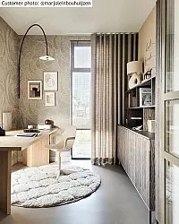 Tapetes redondos - Fondi (cinza)