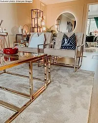 Tapetes felpudos - Aranga Super Soft Fur (cinza)