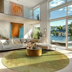 Tapete redondo - Albaida (verde)