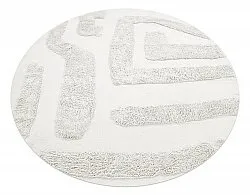 Tapete redondo - Alexa Natural Cotton Shaggy (offwhite)