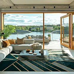 Tapete Wilton - Amasra (verde)